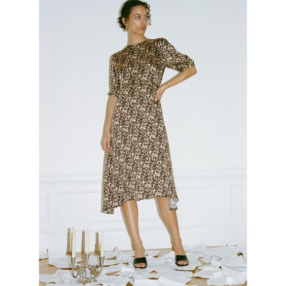 NWT WRAY Neighborhood Dress - Tortoiseshell size XS - Picture 1 of 6